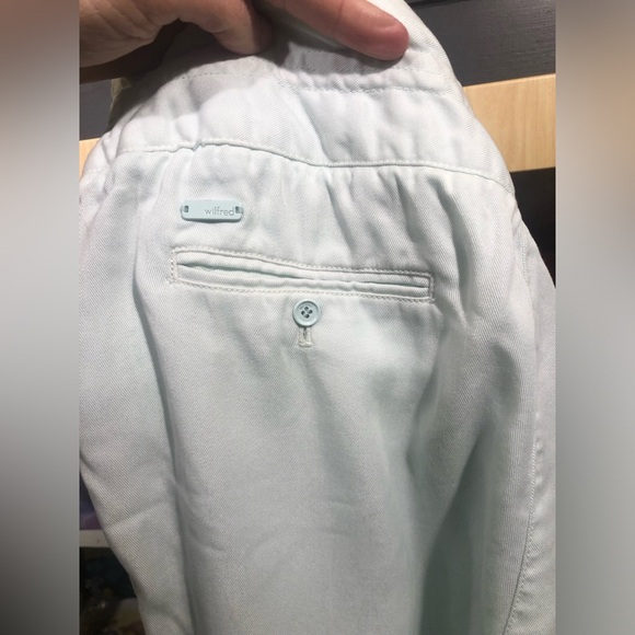 Wilfred Aritzia Casbah Bohemian High Waisted Lyocell Pants - Light Soft Blue - Picture 7 of 10